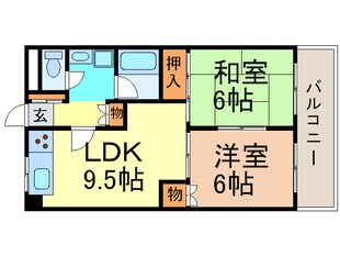 アミティ－安田の物件間取画像